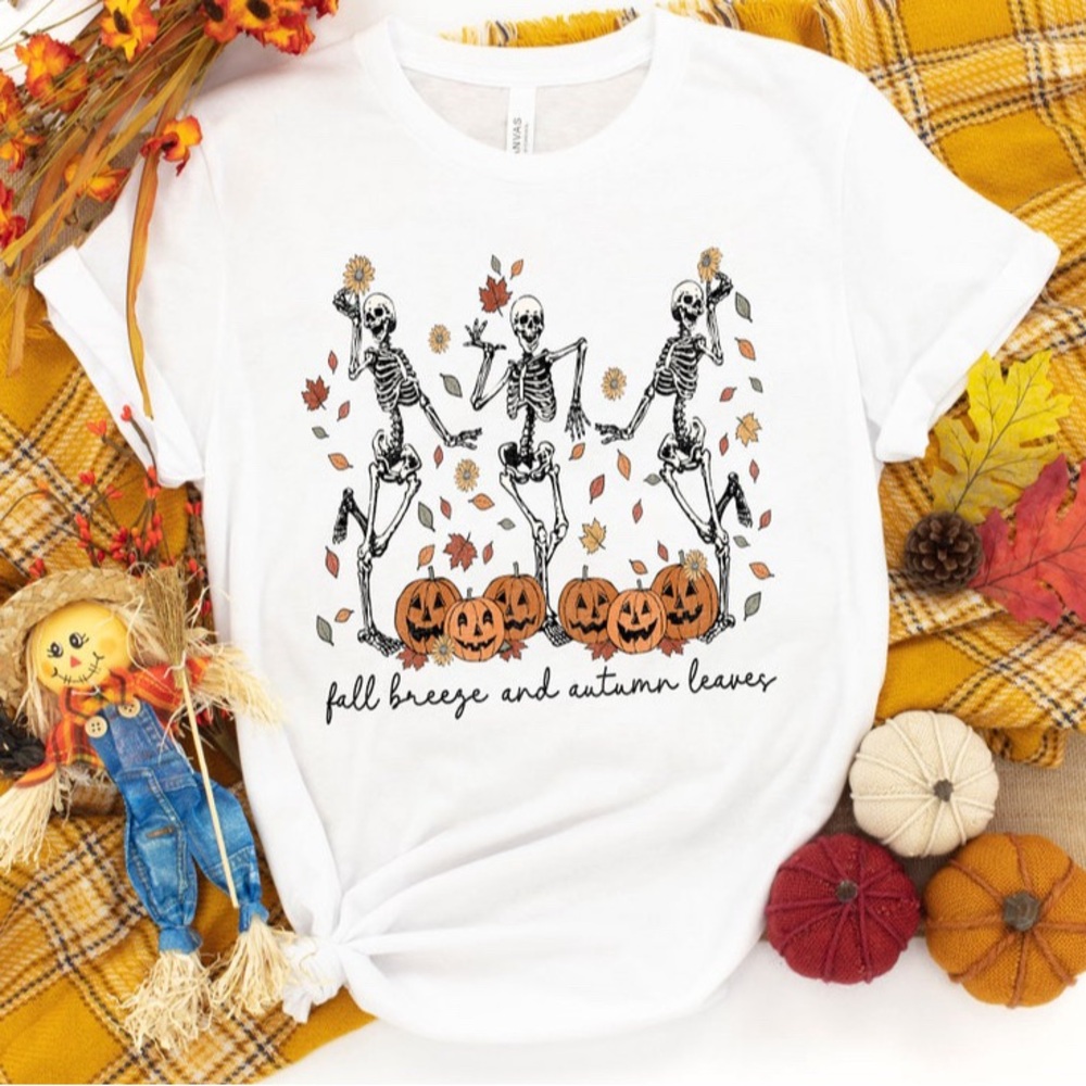 Fall breeze Autumn Leaves Crewneck